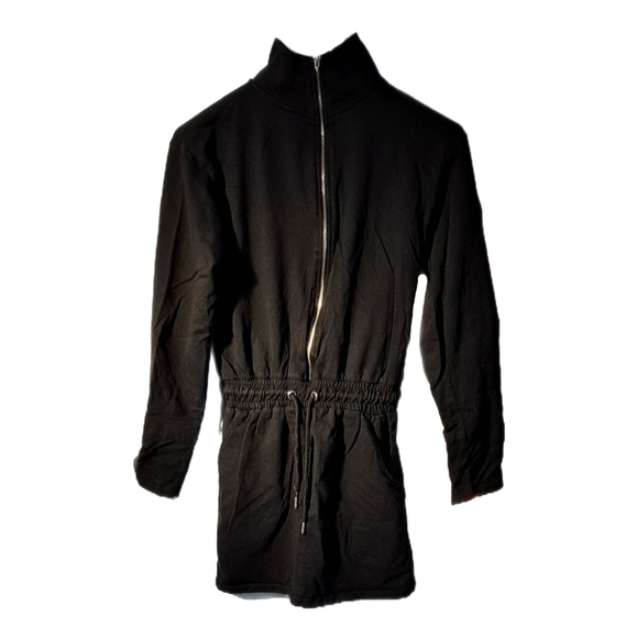 Nasty Gal Zip 'Em Into Shape Long Sleeve Zip-Up Sweatshirt Dress 2X Host Pick - Picture 3 of 15